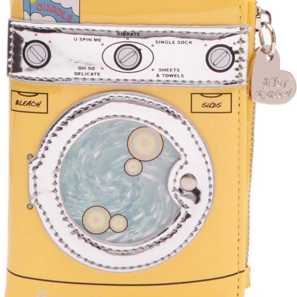 Bifold Wallet Womens PU Nylon Compact Card Slots Snap Closure Stylish